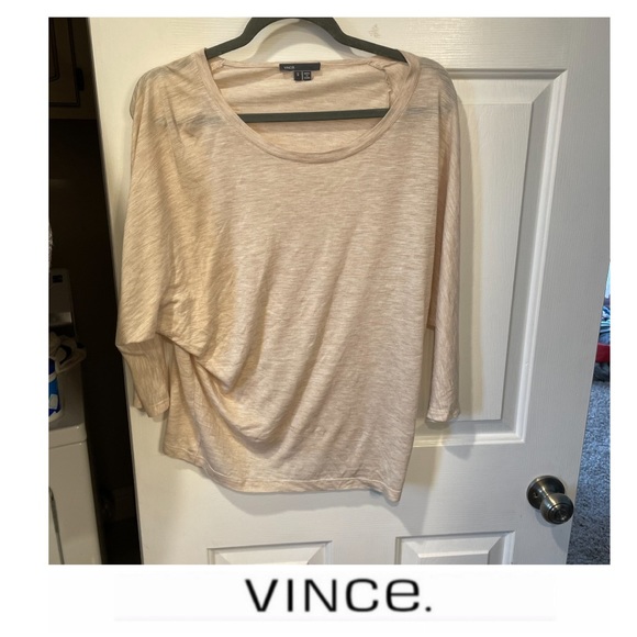 Vince Tops - Vince Beige Dolman Sleeve Top